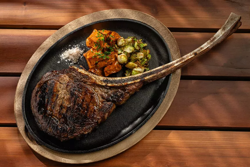 A dish at Casa Ya'ax is served on the bone.