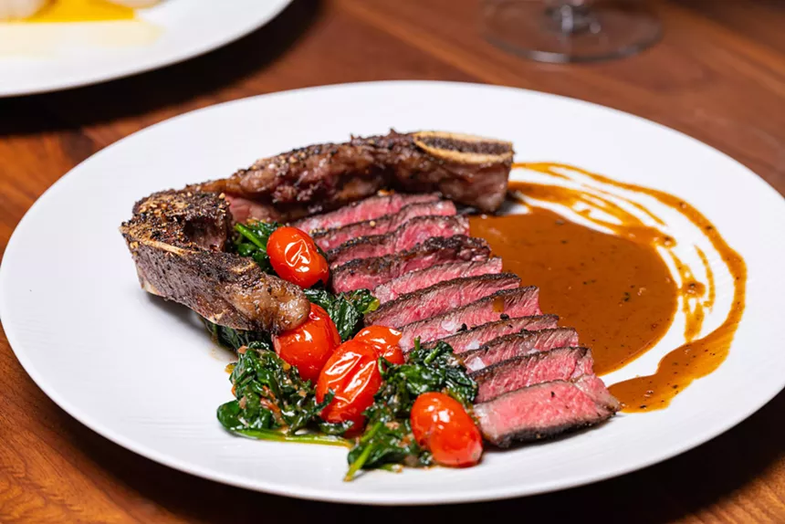Steak on a plate