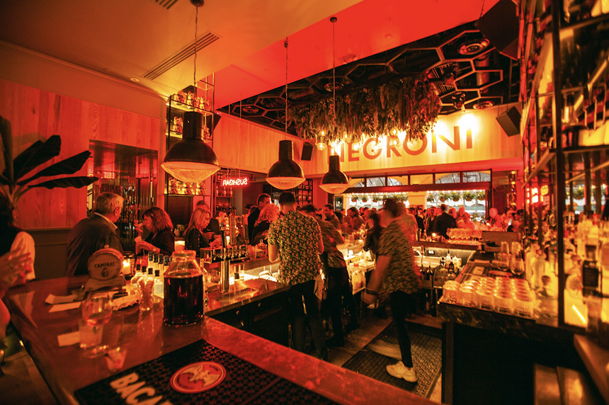 The moody dark bar