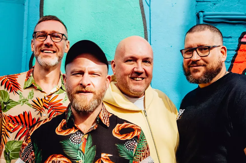The four members of Horse Meat Disco