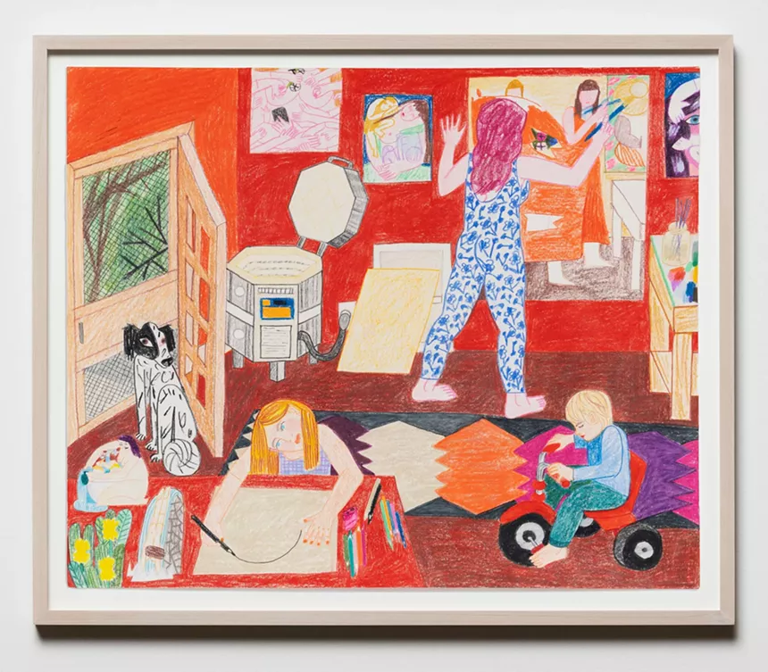 Painting by Madeline Donahue