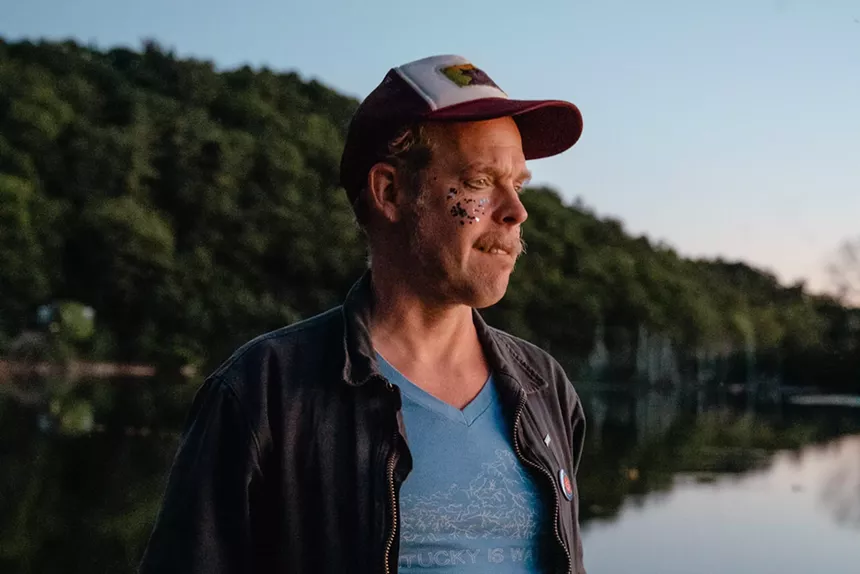 Bonnie "Prince" Billy in a baseball cap