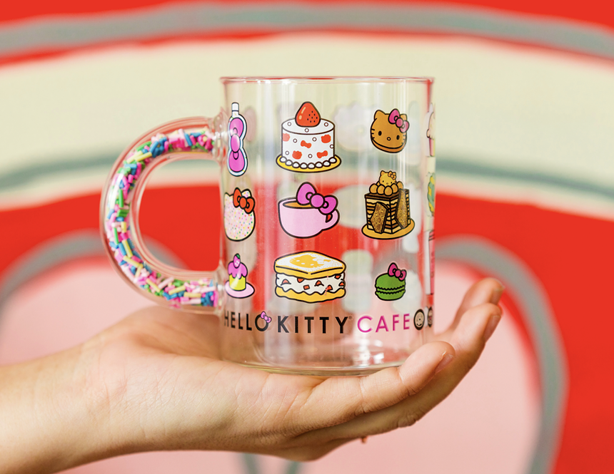 A clear mug