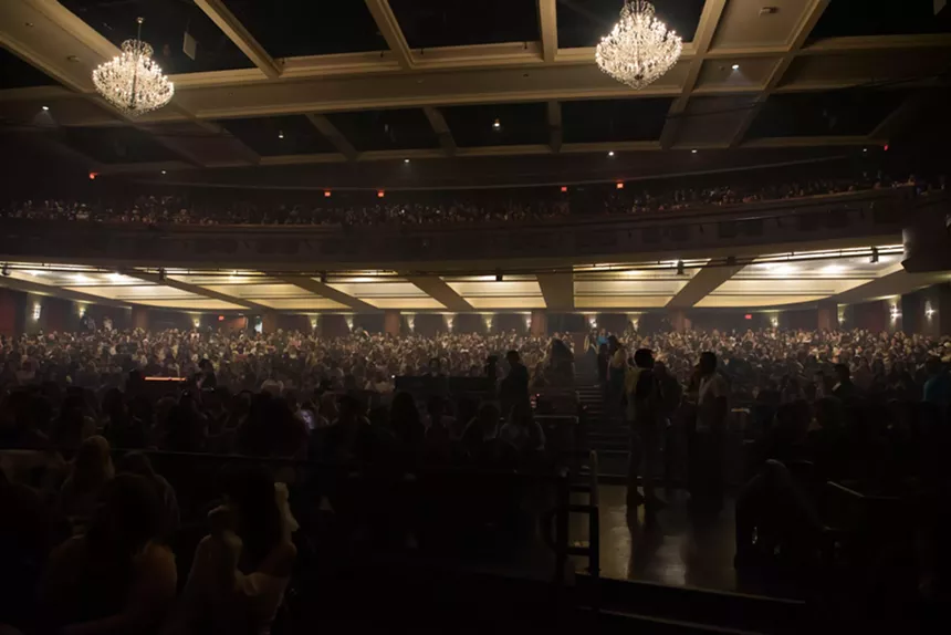 The crowd inside the Fillmore Miami Beach