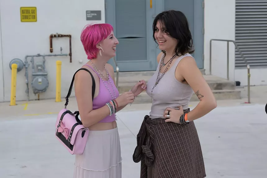 Mitski fans outside the Fillmore Miami Beach