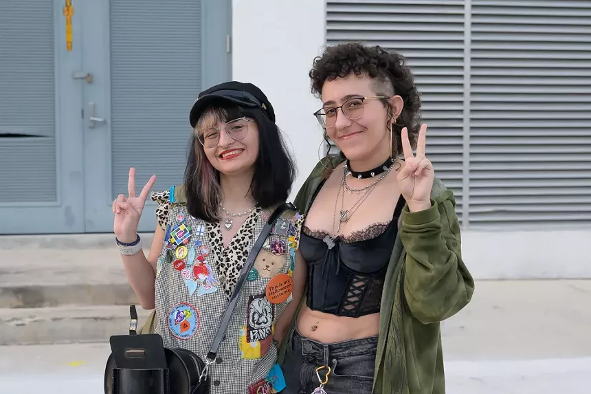 Mitski fans outside the Fillmore Miami Beach