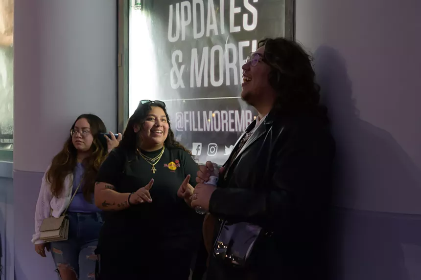 Mitski fans outside the Fillmore Miami Beach