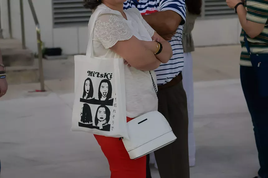 Mitski fans outside the Fillmore Miami Beach