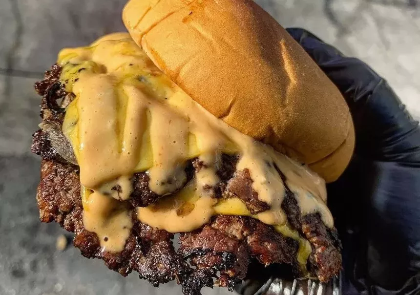 A cheeseburger