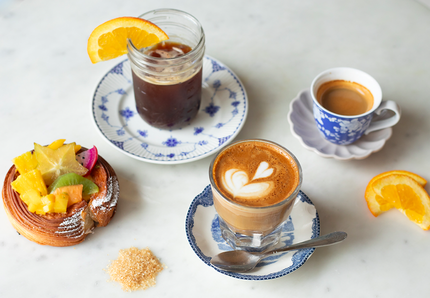 Coffee and pastries