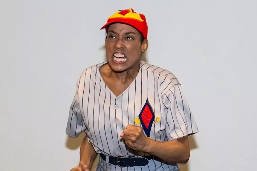Lela Elam in costume as Coach Odessa Hicks