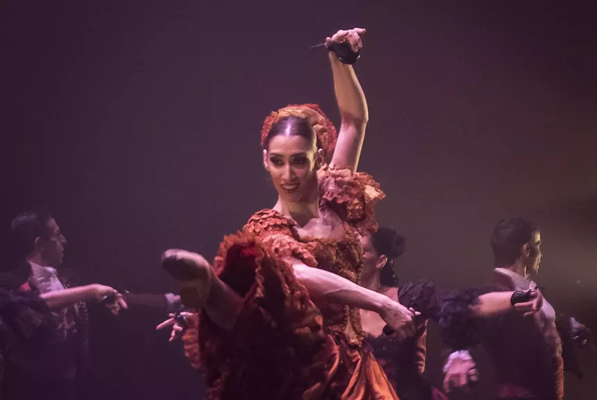 A ballet dancer from Ballet Nacional de España
