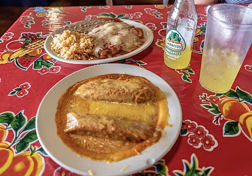 Mexican food on a plate