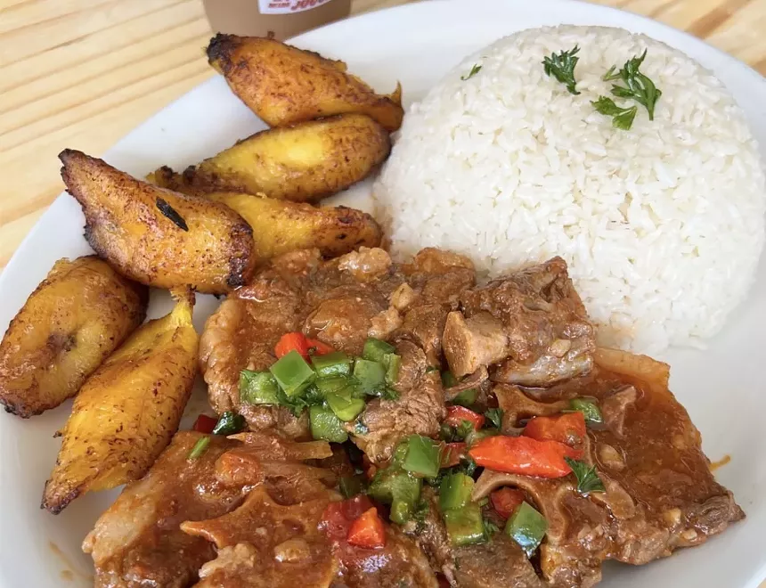 A plate of food