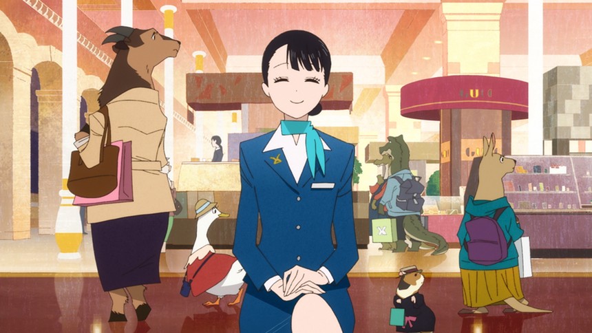 Still of the Japanese animated film The Concierge