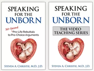 Two nearly identical book covers showing a fetus in a heart-shaped uterus