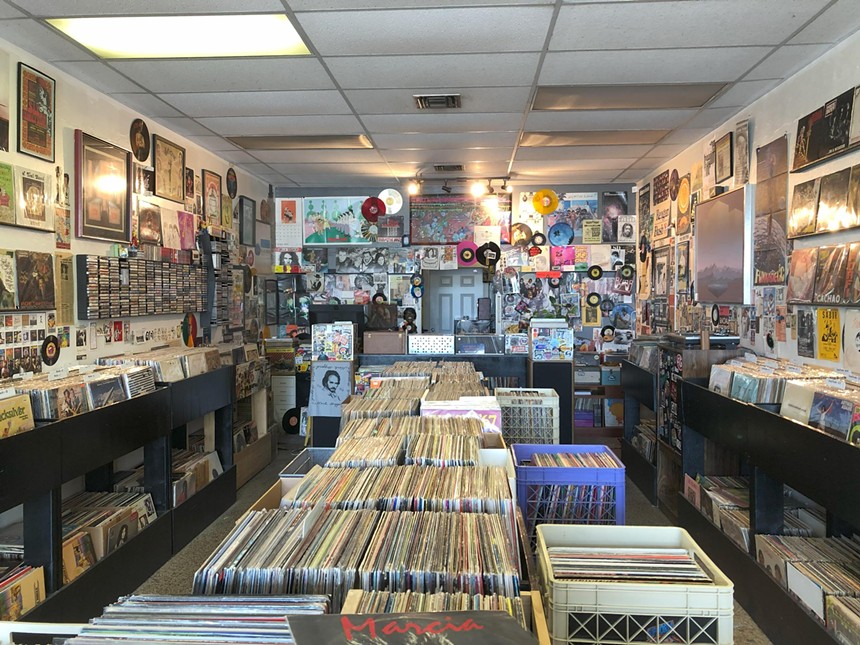The interior of Found Sound Records