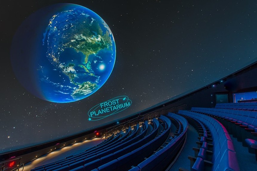 The planetarium at the Frost Museum of Science in Miami