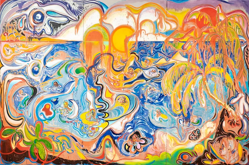 Abstract painting by Alejandro Piñeiro Bello