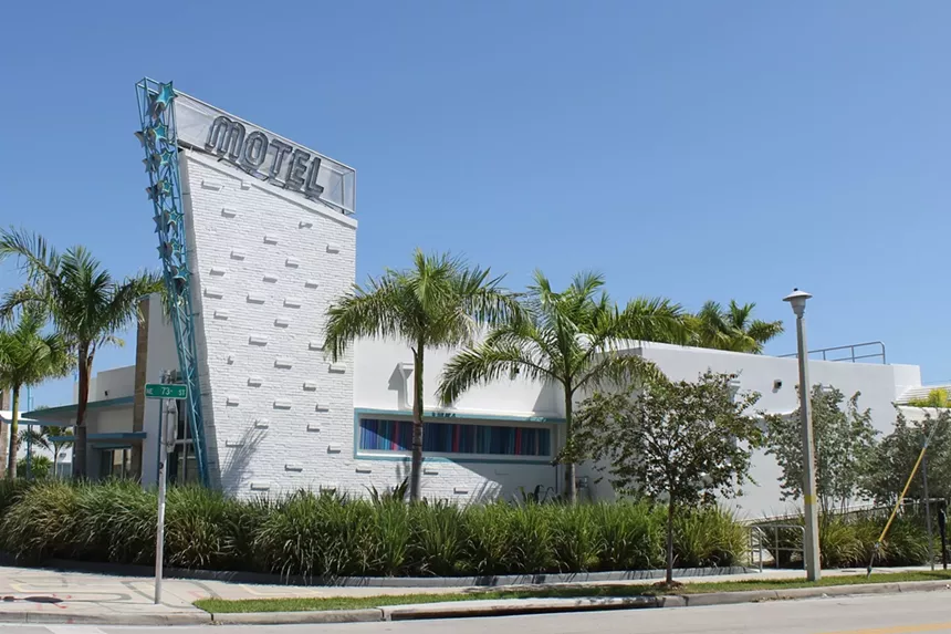 Exterior of Vagabond Motel in Miami