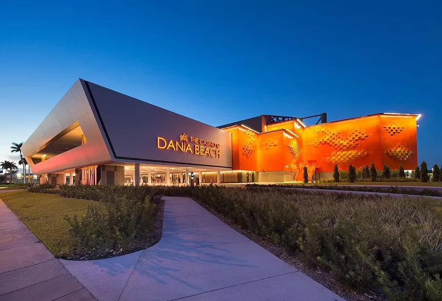 The exterior of the Casino @ Dania Beach
