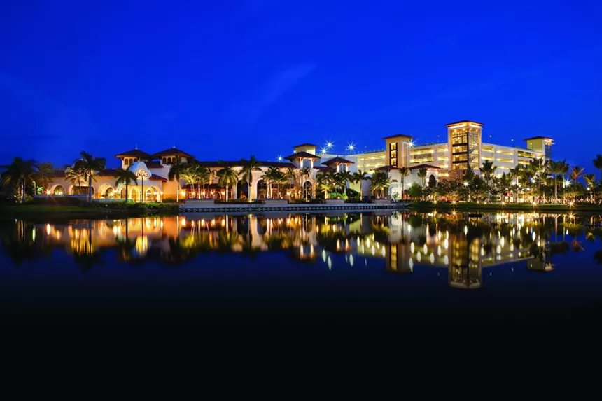 The exterior of Seminole Casino Coconut Creek
