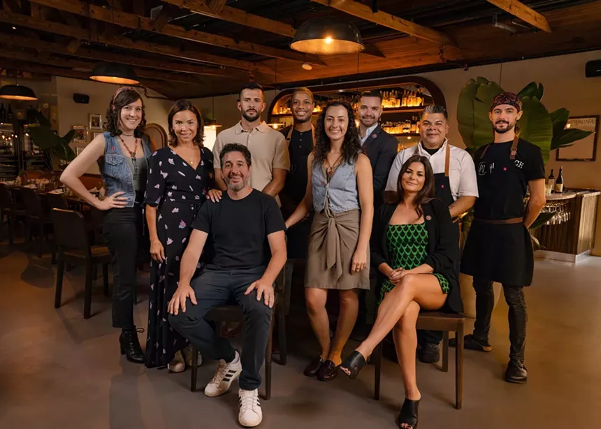 A group of people posing for a photo