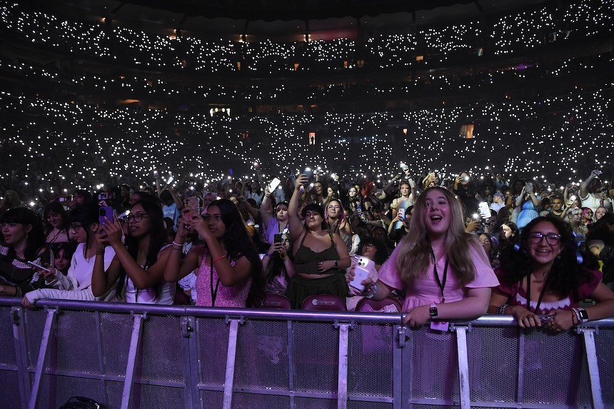 The audience at the Melanie Martinez concert at the Amerant Bank Arena