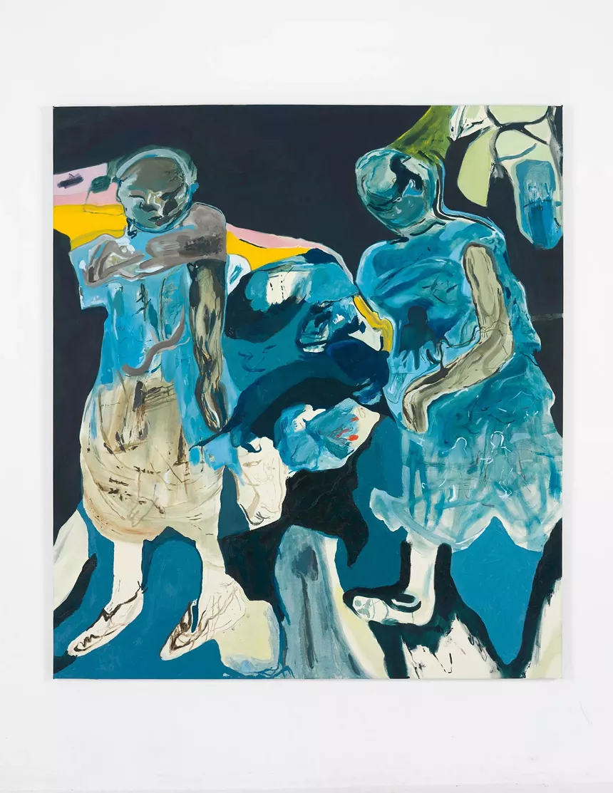 Abstract painting by Chemu Ng'ok