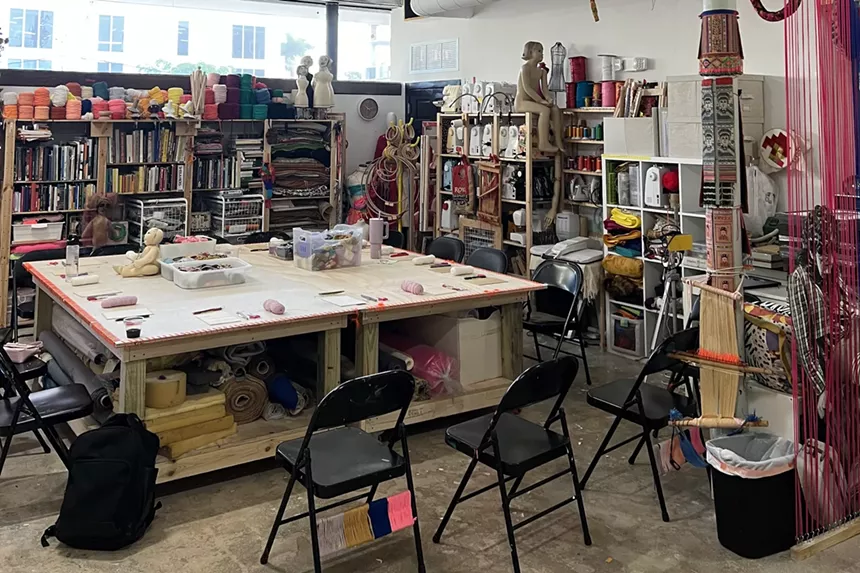 artist's workspace