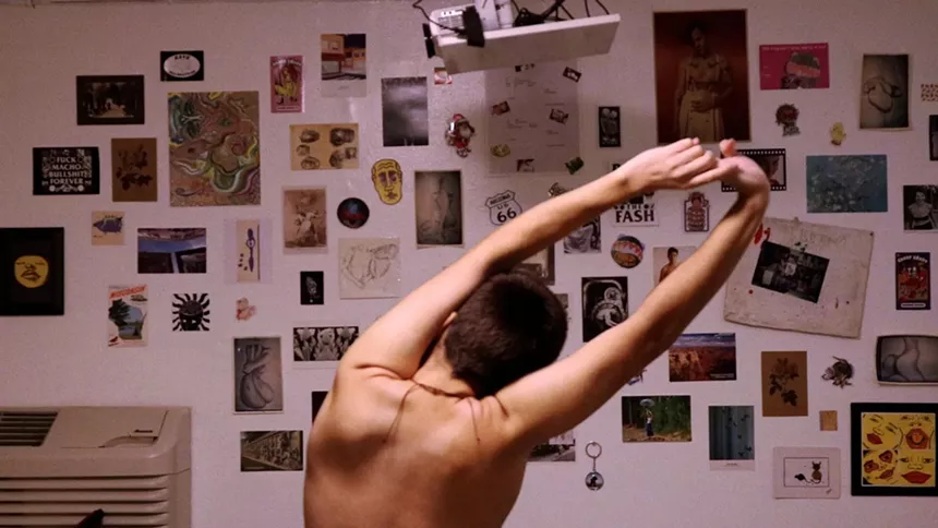 Still from the short film Growth... Routine