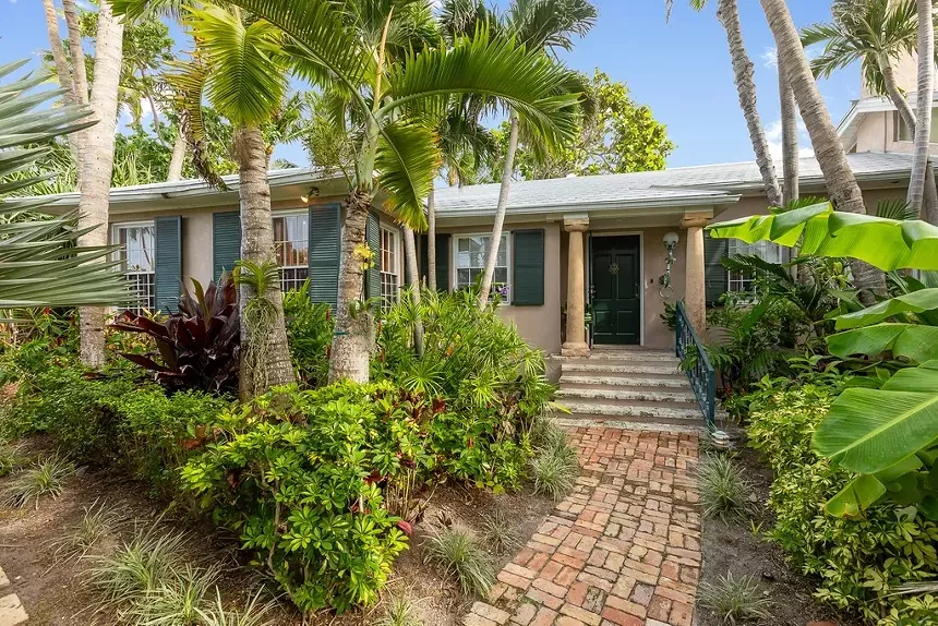 Front door of Southernmost Home in Continental U.S.
