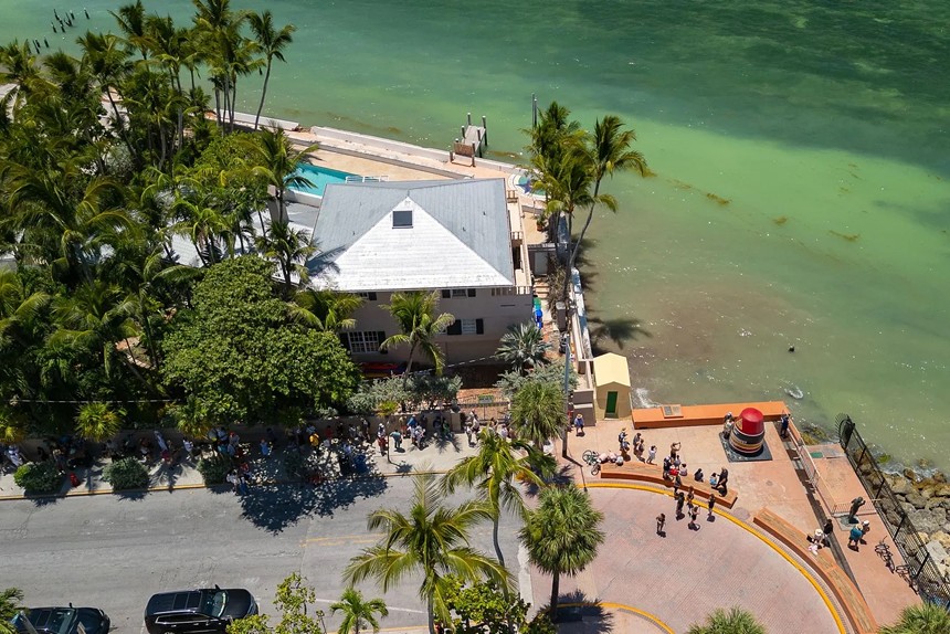 Aerial view of the southernmost home in continental U.S.