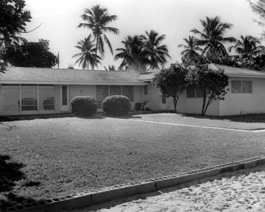 President Richard M. Nixon's home in Key Biscayne, Florida