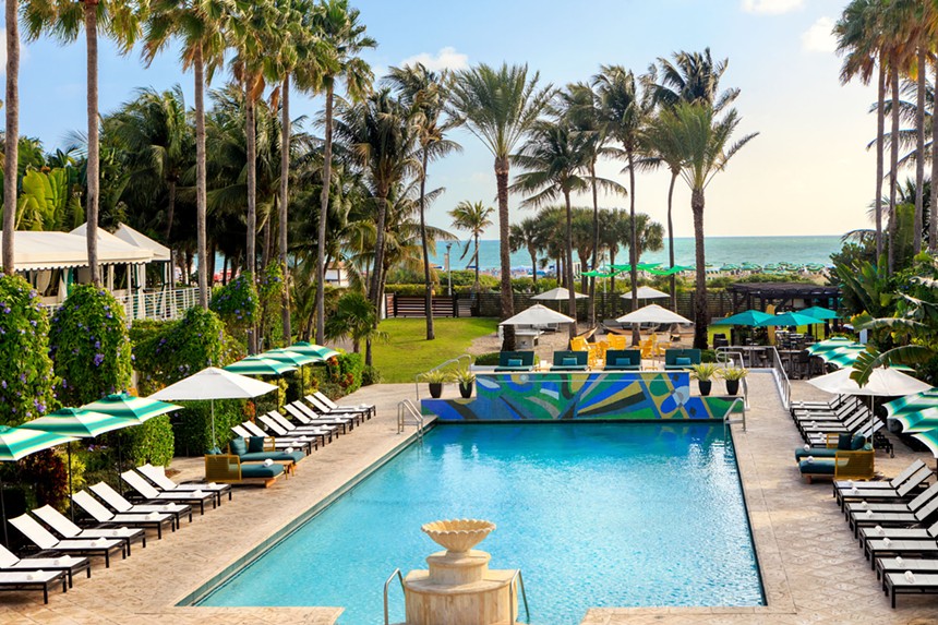 The pool at the Kimpton Surfcomber