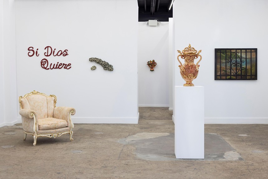 Installation view of Sarah and Samantha Ferrer: ¿Qué Pasa, USA?