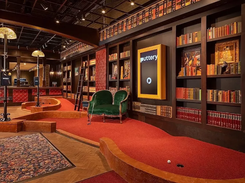 Interior of the Puttery in Miami