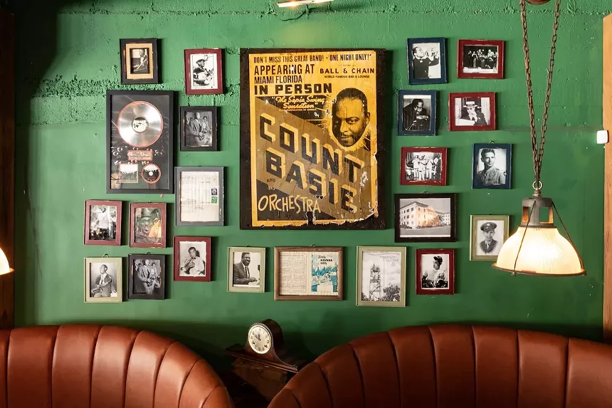 Interior of Ball & Chain in Miami