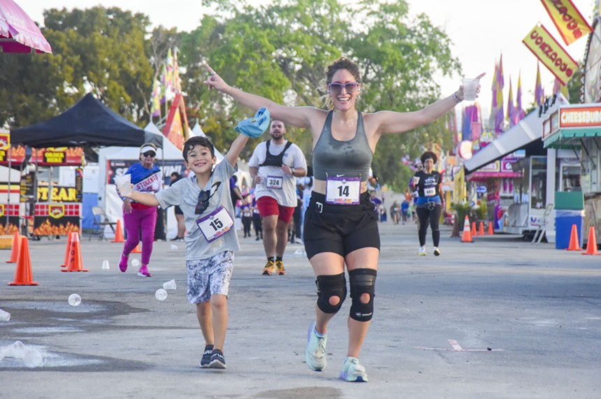 Participants of the Be There! 5K