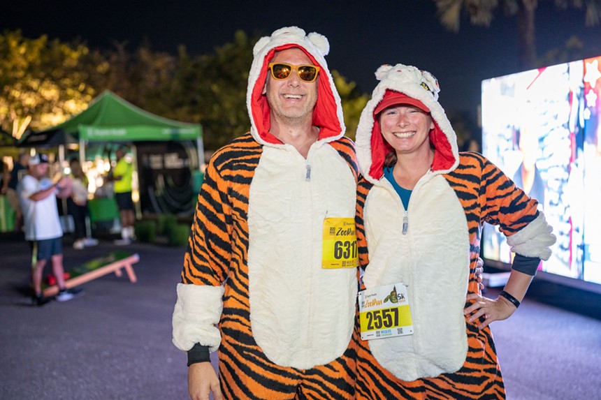 Participants in the ZooRun