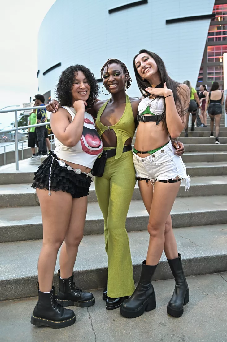 Fans at the Sweat Tour at the Kaseya Center in Miami