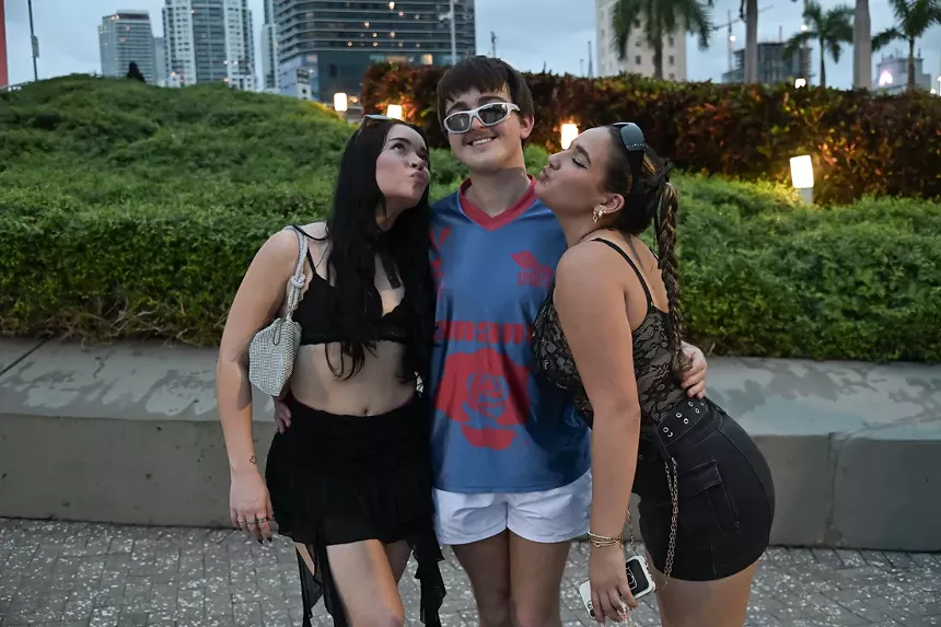Fans at the Sweat Tour at the Kaseya Center in Miami