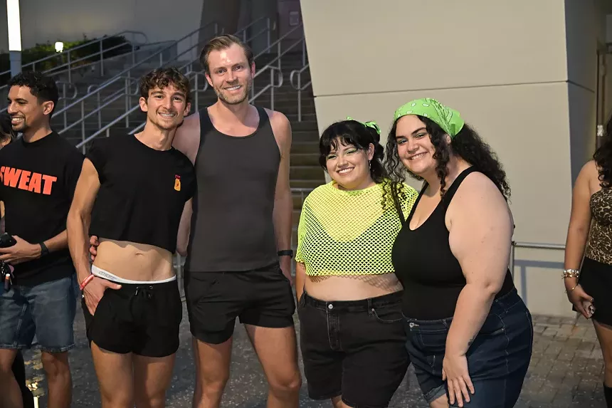 Fans at the Sweat Tour at the Kaseya Center in Miami