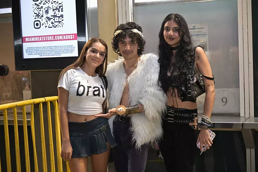 Fans at the Sweat Tour at the Kaseya Center in Miami