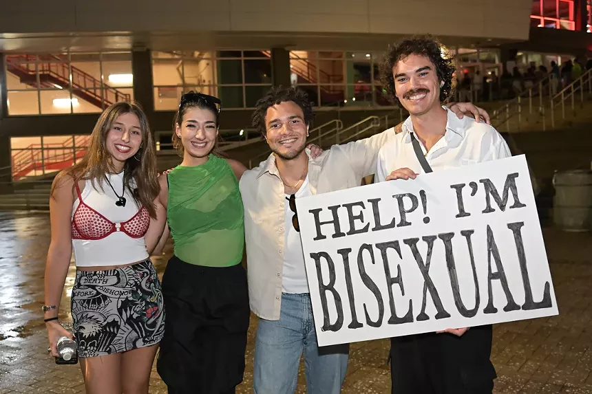 Fans at the Sweat Tour at the Kaseya Center in Miami