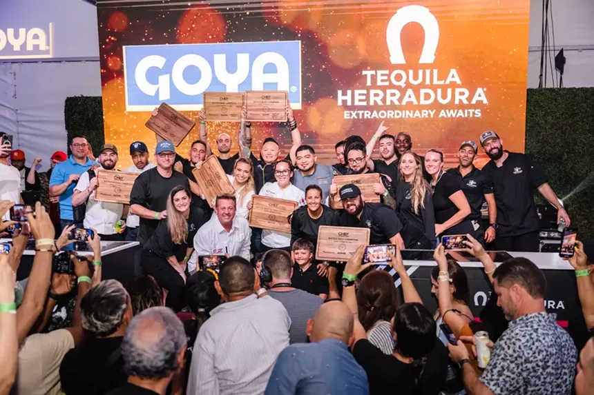 people on a stage