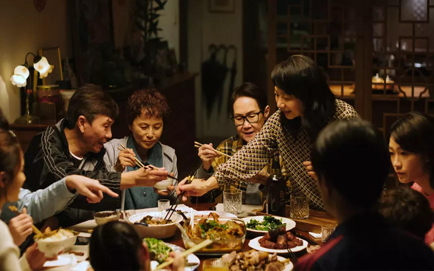 Still from the film All Shall Be Well