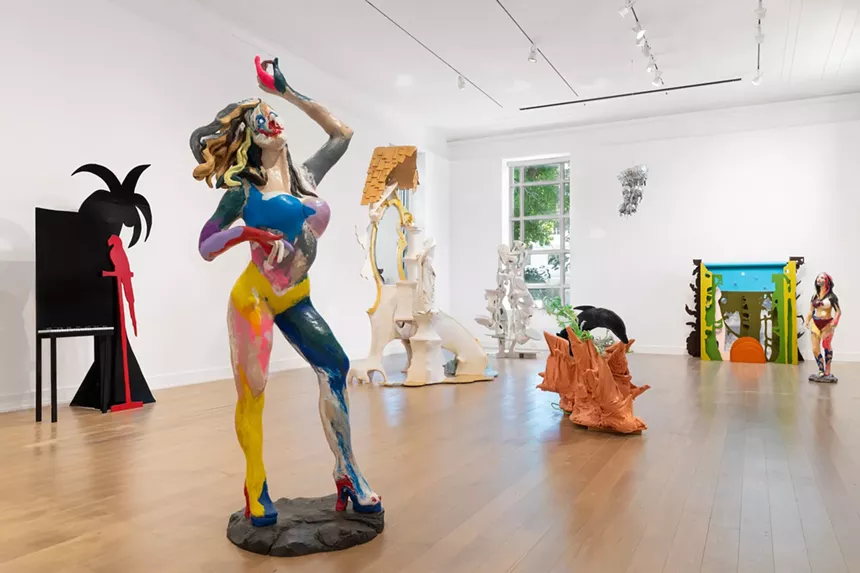 Installation view of "Rachel Feinstein: The Miami Years" at the Bass