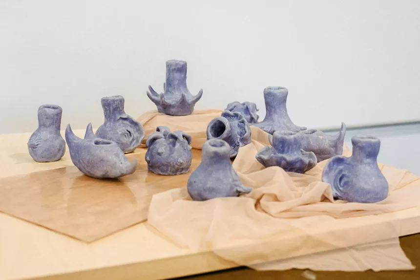Porcelain sculptures by Estefania Puerta