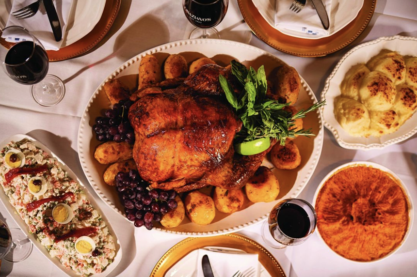 turkey and sides